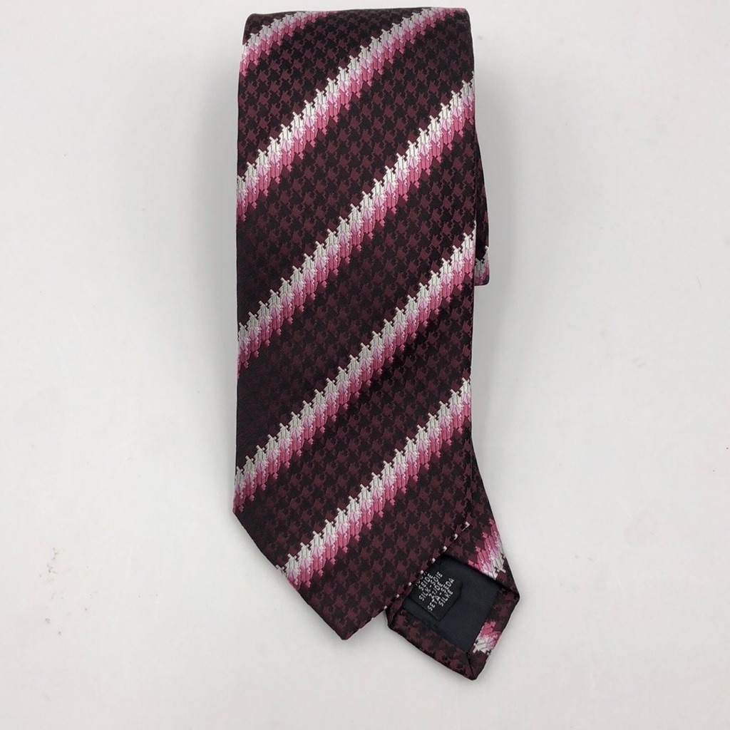 Nwot Via Regina Silk Tie Houndstooth